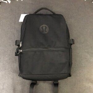 Lululemon Athletica Black Backpack Modern Minimalist Design